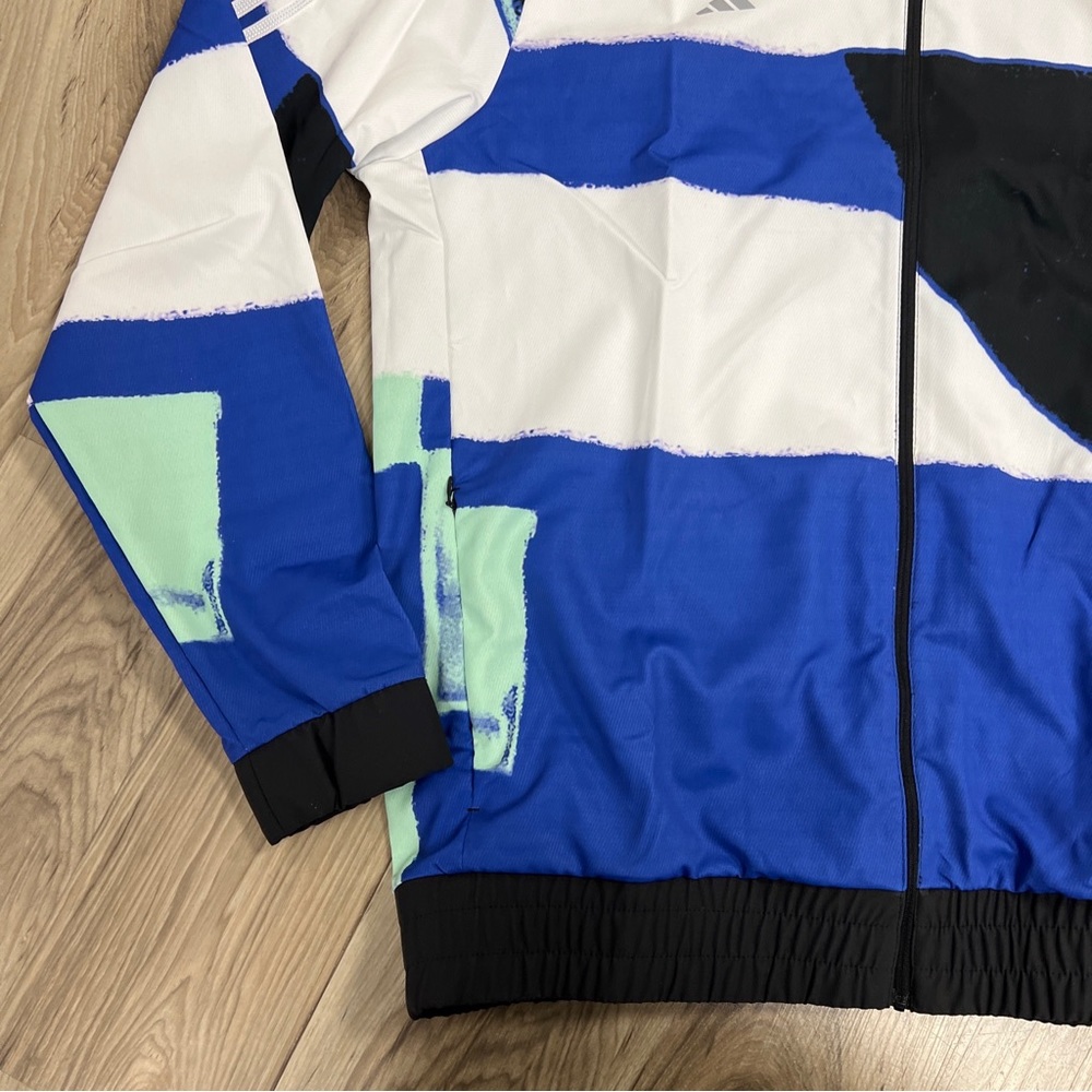 adidas Cycling THE TRACKSTAND GRAPHIC CYCLING JACKET Mens XL HT3669 $140 NWT - Picture 2 of 6